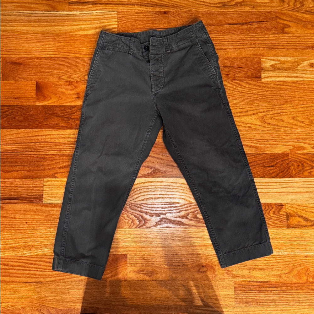 Buck Mason Charcoal Officer Pants